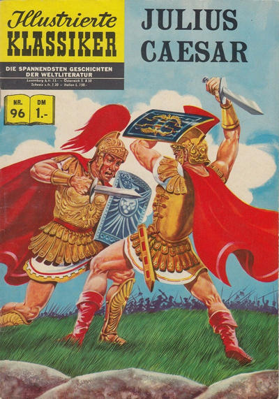 Cover for Illustrierte Klassiker [Classics Illustrated] (BSV - Williams, 1956 series) #96 - Julius Caesar [HLN 94]