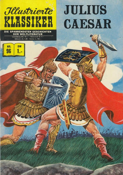 Cover for Illustrierte Klassiker [Classics Illustrated] (BSV - Williams, 1956 series) #96 - Julius Caesar [HLN 138]