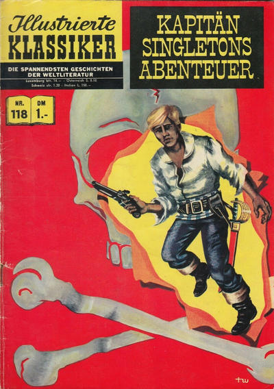 Cover for Illustrierte Klassiker [Classics Illustrated] (BSV - Williams, 1956 series) #118 - Kapitän Singletons Abenteuer [HLN 128]