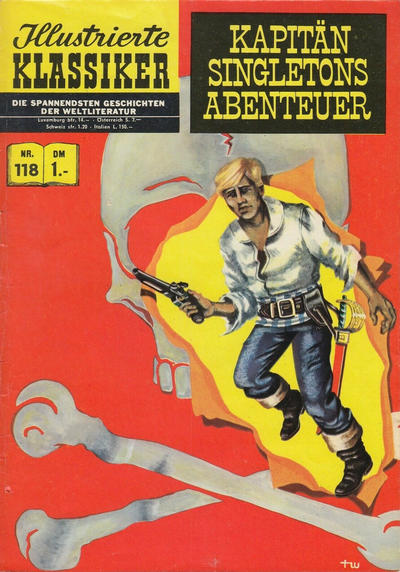 Cover for Illustrierte Klassiker [Classics Illustrated] (BSV - Williams, 1956 series) #118 - Kapitän Singletons Abenteuer [HLN 138]