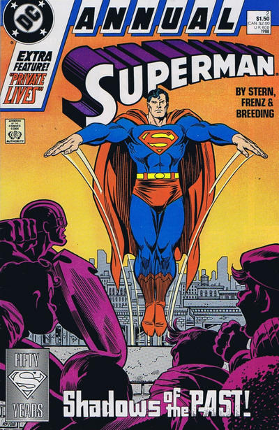 Cover for Superman Annual (DC, 1987 series) #2 [Direct]
