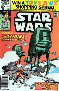 Cover Thumbnail for Star Wars (Marvel, 1977 series) #40 [Newsstand]