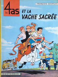 Cover Thumbnail for Les 4 as (Casterman, 1964 series) #3 - Les 4 As et la vache sacrée