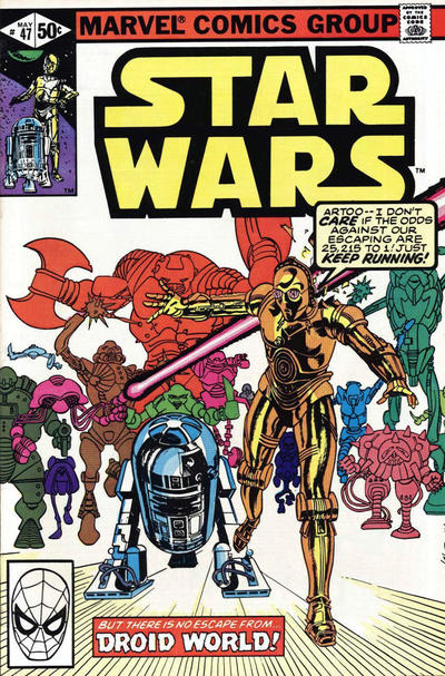Cover for Star Wars (Marvel, 1977 series) #47 [Direct]