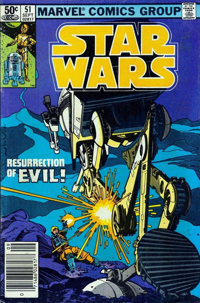 Cover for Star Wars (Marvel, 1977 series) #51 [Newsstand]