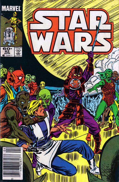 Cover for Star Wars (Marvel, 1977 series) #82 [Newsstand]
