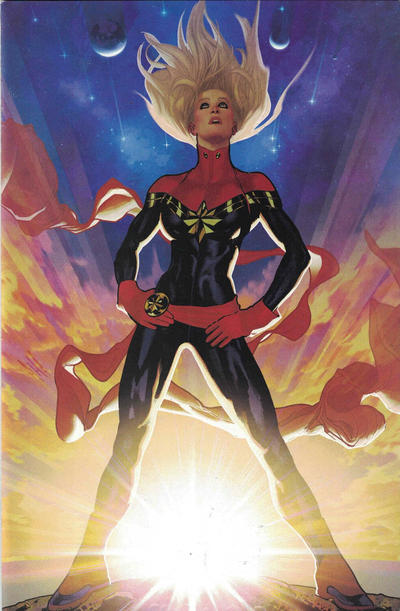 Cover for Captain Marvel (Marvel, 2019 series) #1 [Adam Hughes Virgin Art]