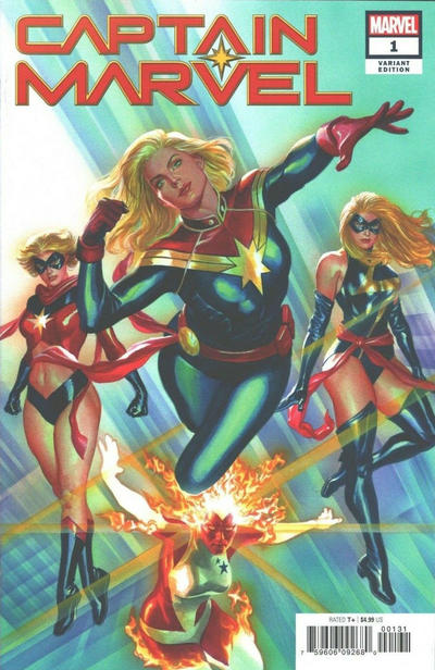 Cover for Captain Marvel (Marvel, 2019 series) #1 [Alex Ross]