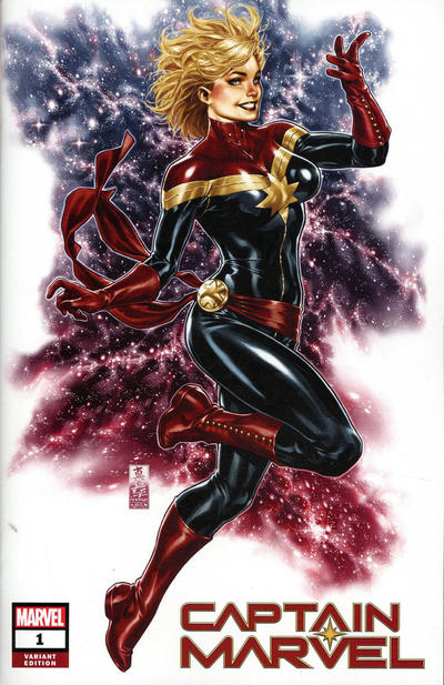 Cover for Captain Marvel (Marvel, 2019 series) #1 [Comic Sketch Art Exclusive - Mark Brooks]
