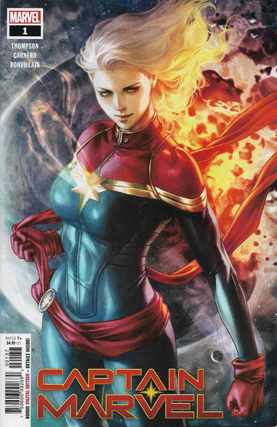 Cover for Captain Marvel (Marvel, 2019 series) #1 [Artgerm Walmart Exclusive]