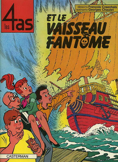 Cover for Les 4 as (Casterman, 1964 series) #16 - Les 4 as et le vaisseau fantôme