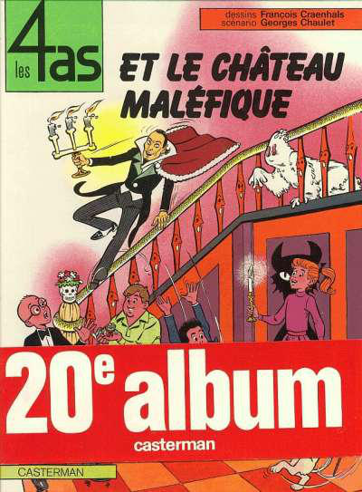 Cover for Les 4 as (Casterman, 1964 series) #20 - Les 4 as et le château maléfique