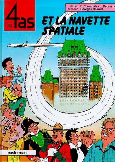 Cover for Les 4 as (Casterman, 1964 series) #26 - Les 4 as et la navette spatiale