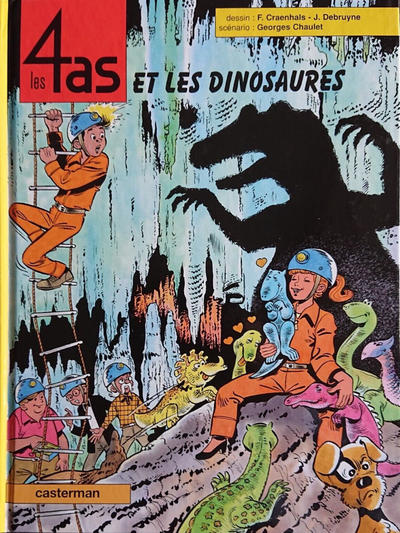 Cover for Les 4 as (Casterman, 1964 series) #35 - Les 4 as et les dinosaures