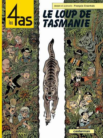 Cover for Les 4 as (Casterman, 1964 series) #40 - Le loup de Tasmanie