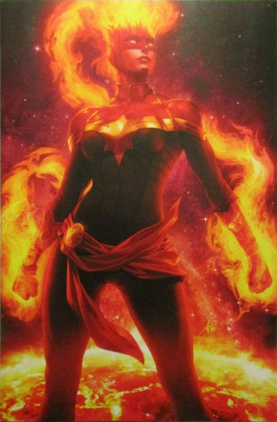 Cover for Captain Marvel (Marvel, 2019 series) #1 [Artgerm Exclusive Virgin Art]