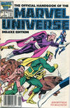 Cover Thumbnail for The Official Handbook of the Marvel Universe Deluxe Edition (1985 series) #7 [Canadian]