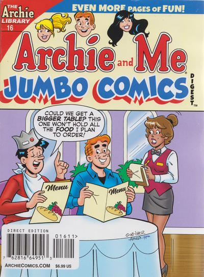 Cover for Archie and Me Comics Digest (Archie, 2017 series) #16