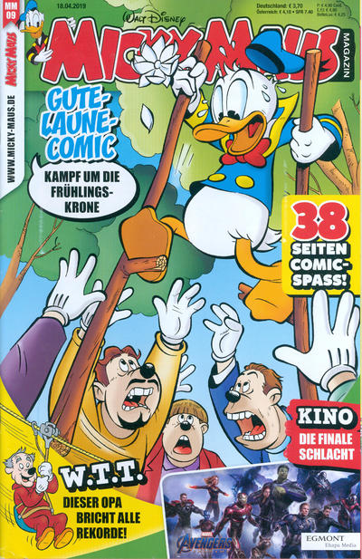 Cover for Micky Maus (Egmont Ehapa, 1951 series) #9/2019