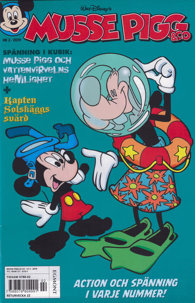 Cover for Musse Pigg & C:o (Egmont, 1997 series) #2/2019