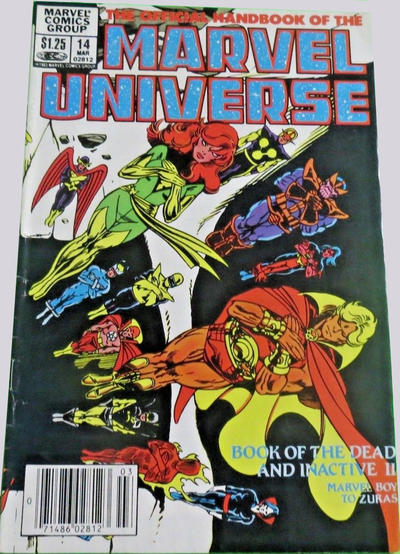 Cover for The Official Handbook of the Marvel Universe (Marvel, 1983 series) #14 [Canadian]