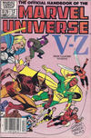 Cover for The Official Handbook of the Marvel Universe (Marvel, 1983 series) #12 [Canadian]