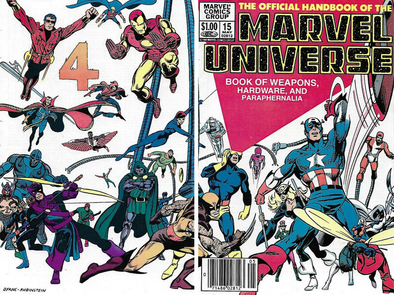 Cover for The Official Handbook of the Marvel Universe (Marvel, 1983 series) #15 [Newsstand]