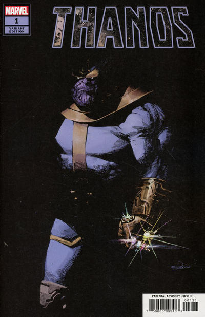Cover for Thanos (Marvel, 2019 series) #1 [Gerardo Zaffino]