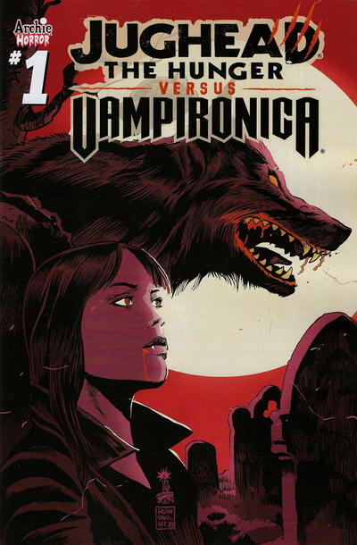 Cover for Jughead the Hunger vs Vampironica (Archie, 2019 series) #1 [Cover B - Francesco Francavilla]