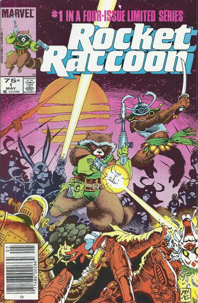 Cover for Rocket Raccoon (Marvel, 1985 series) #1 [Newsstand]