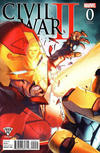 Cover Thumbnail for Civil War II (2016 series) #0 [Fried Pie Exclusive - Jamal Campbell]