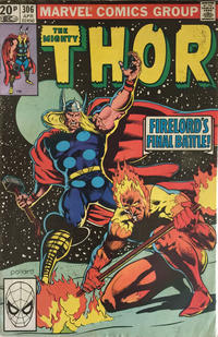 Cover for Thor (Marvel, 1966 series) #306 [British]