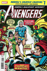 Cover Thumbnail for Marvel's Greatest Creators: Avengers - The Origin of Mantis! (Marvel, 2019 series) #1