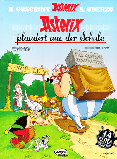Cover for Asterix (Egmont Ehapa, 1968 series) #32 - Asterix plaudert aus der Schule [2. Auflage]