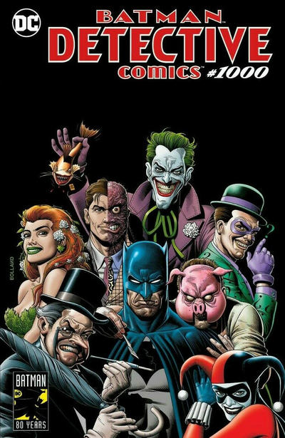 Cover for Detective Comics (DC, 2011 series) #1000 [Forbidden Planet 40th Anniversary Exclusive Brian Bolland Color Cover]