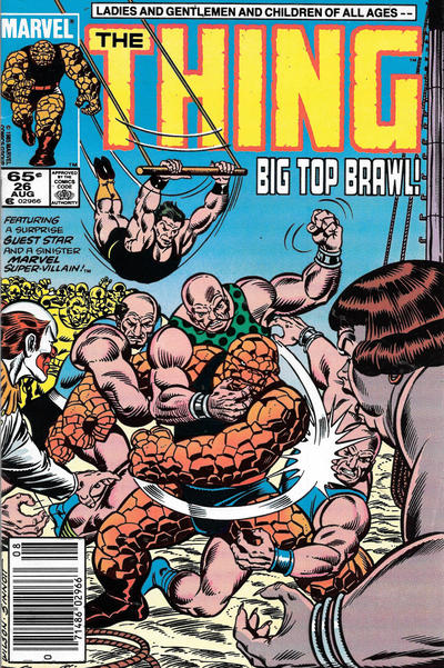 Cover for The Thing (Marvel, 1983 series) #26 [Newsstand]