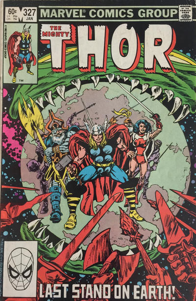 Cover for Thor (Marvel, 1966 series) #327 [Direct]