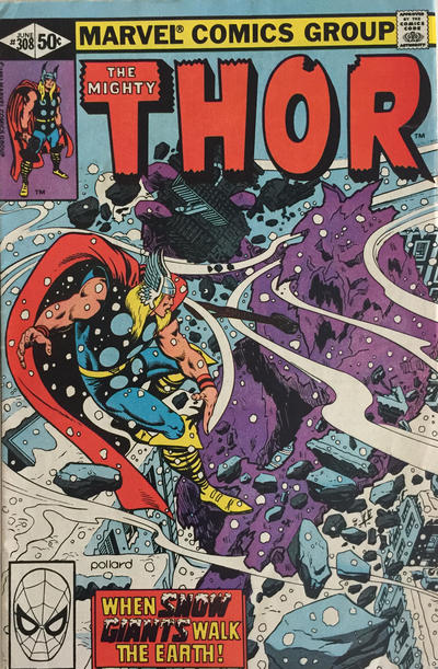 Cover for Thor (Marvel, 1966 series) #308 [Direct]