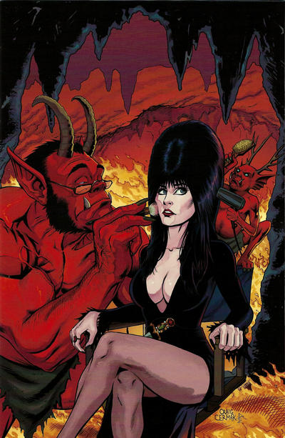 Cover for Elvira Mistress of the Dark (Dynamite Entertainment, 2018 series) #5 [Cover E Virgin Art Craig Cermak]