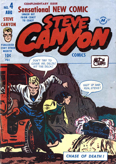 Cover for Steve Canyon Comics (Harvey, 1948 series) #4 [Complimentary Issue]