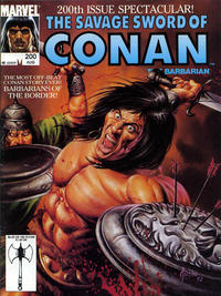 Cover for The Savage Sword of Conan (Marvel, 1974 series) #200 [Direct]