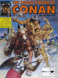 Cover for The Savage Sword of Conan (Marvel, 1974 series) #194 [Direct]