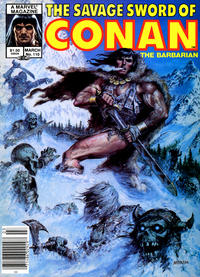 Cover for The Savage Sword of Conan (Marvel, 1974 series) #110 [Newsstand]