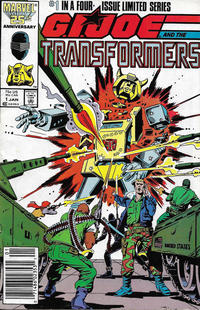 Cover Thumbnail for G.I. Joe and the Transformers (Marvel, 1987 series) #1 [Newsstand]