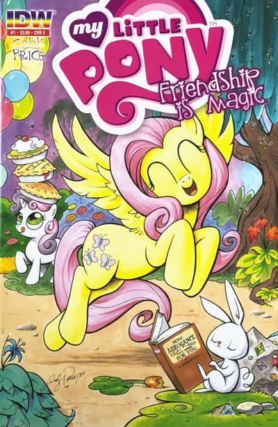 Cover for My Little Pony: Friendship Is Magic (IDW, 2012 series) #1 [Third Printing Cover E - Fluttershy - Andy Price]
