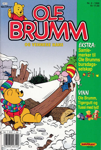 Cover for Ole Brumm (Hjemmet / Egmont, 1981 series) #2/1996