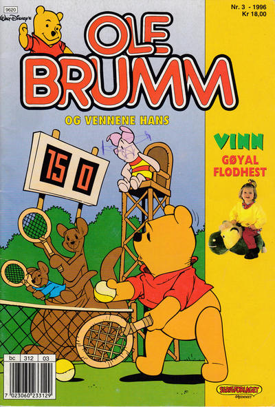 Cover for Ole Brumm (Hjemmet / Egmont, 1981 series) #3/1996