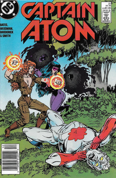 Cover for Captain Atom (DC, 1987 series) #22 [Newsstand]