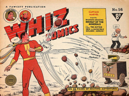 Cover for Whiz Comics (Cleland, 1946 series) #56