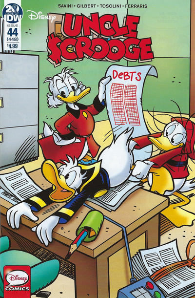 Cover for Uncle Scrooge (IDW, 2015 series) #44 / 448